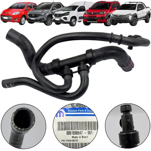 comprar Mangueira Inferior Radiador Fiat Novo Palio Uno Strada C\u002F Ar