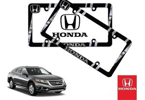 Par Porta Placas Honda Accord Crosstour 3.5 2014 Original