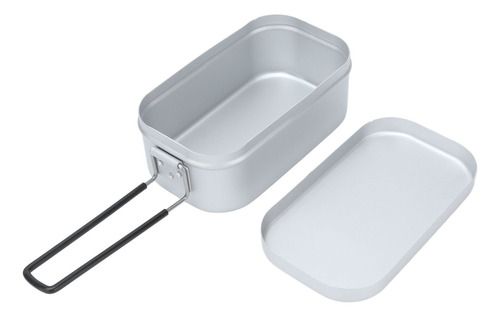 Almuerzo Portátil De Aluminio Con Tapa, Seguro