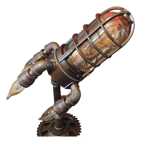 Steampunk Et Lamp Night Light Presente Retrô De Decoração