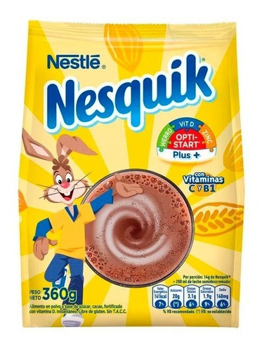 Nesquik Cacao En Polvo 360 Gr