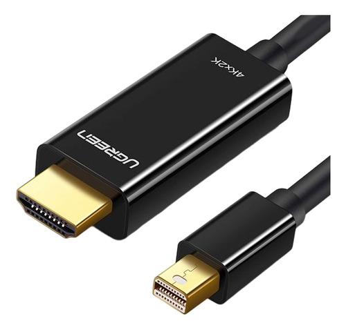 Cabo Mini Displayport Ugreen P/hdmi Macho 4k 3 M Preto