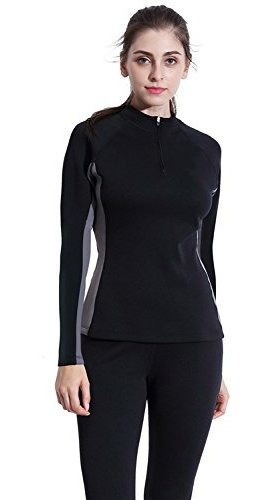 Valentina Womens Hot Thermo Body Shaper, Camisa De Manga Lar