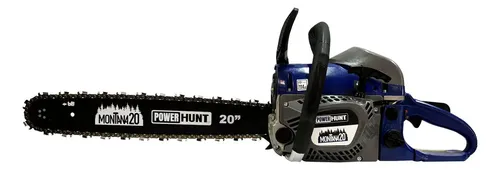 Motosierra a gasolina Power Hunt Montana20 58cc Azul 3.4hp