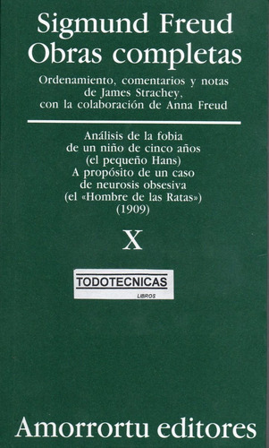 Freud  Tomo 10 Obras Completas  Amorrortu   Local A La Calle