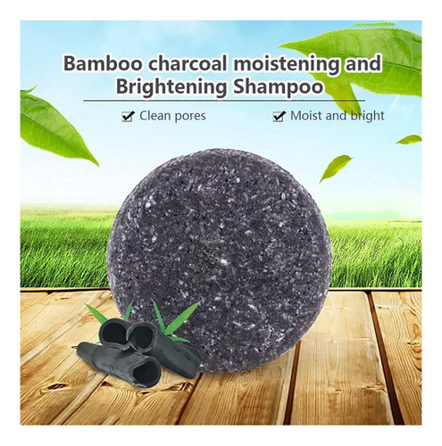 6 Peças De Shampoo Escurecedor Em Barra E Sabonete Em Barra