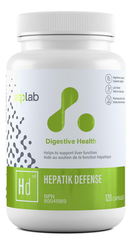 Suplemento Atp Lab Hepatik Defense Liver Support 120 Cápsula