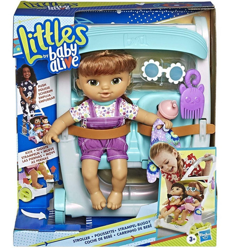 Boneca Baby Alive E Carrinho Littles E6703 Hasbro