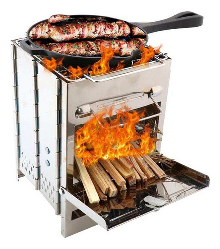 Parrilla For Bbq De Acero Inoxidable Estufa De Picnic Para