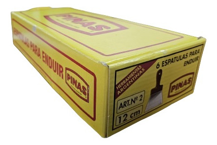 Espatula Pinas Mango Madera Nro 12 Enduir Profesional