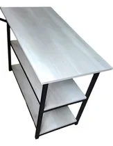 Comprar Mostrador Isla Exhibidor Hierro Melamina 120x60
