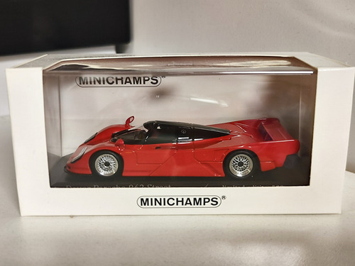 Dauer Porsche 962 Gt Street 1994 Minichamps, Escala 1/43 Rojo