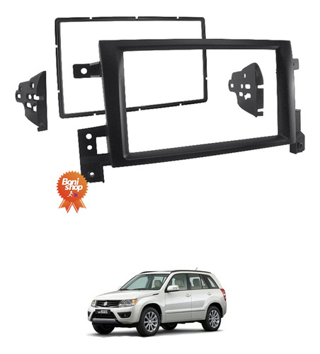 Moldura Painel Dvd 2 Din Suzuki Grand Vitara