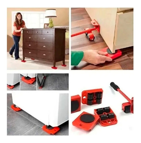 Set Para Mover Artefactos Muebles Pesados Sin Esfuerzo