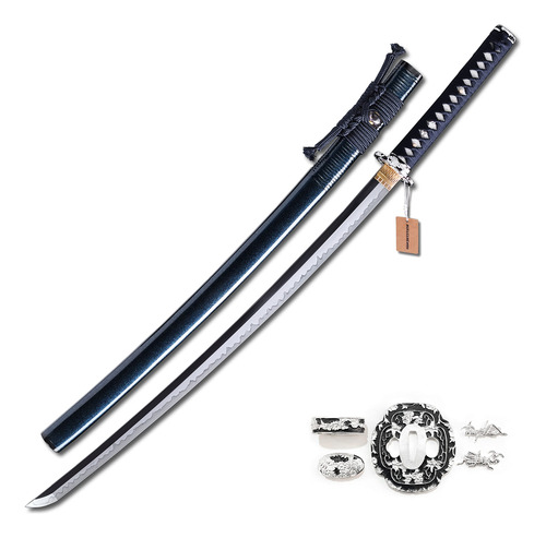 Espada Katana Murasame De Acero L6 De 104 Cm Templada Al Bar