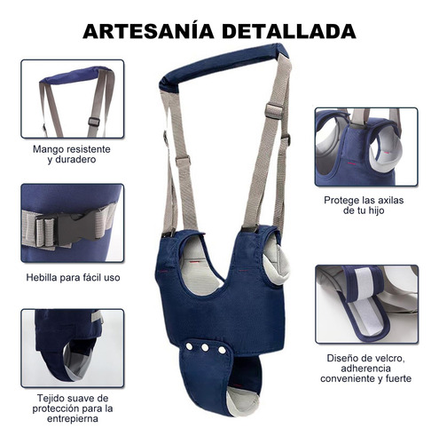 Arnes Para Caminar Bebé, Cinturón Asistente Ajustable,