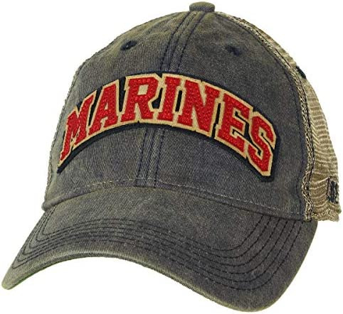 7.62 Usmc Arched Vintage Trucker Hat Azul Marino