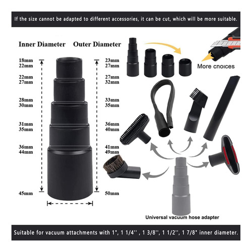 13pcs Kit De Fijación De Vacío Universal Adaptador De De De