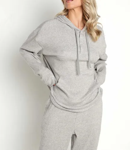 Buzo Calvin Klein Original M Mujer Gris Hoodie Con Capucha Buzo Calvin Klein Original M Mujer Gris Hoodie Con Capucha