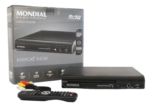 Dvd Player D-20 Com Karaokê Mp3 Usb Il Mondial Bivolt