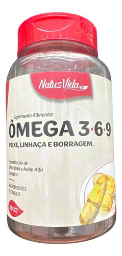 Omega  3 6 9 Combinación Epa E Dha E Ácido Alfa 60 Caps