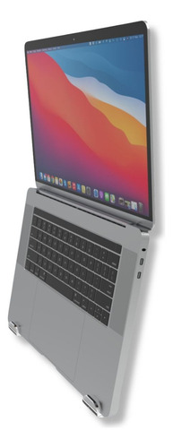 Suporte De Mesa Universal Para Notebook Alto 180º Aberto Cor Transparente