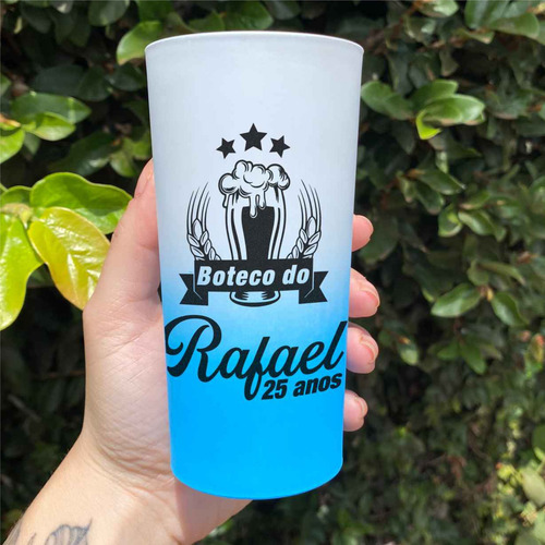 30 Copos Tardezinha Sunset Personalizados Long Neon 320ml Cor Variadas