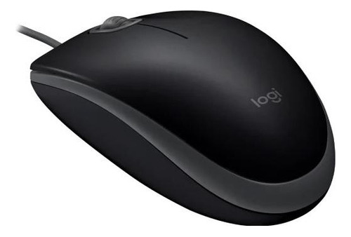 Mouse Alambrico Usb Logitech M110 Black Silencioso Color Negro