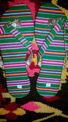 Sandalias Peruanas Con Motivos Peruanos