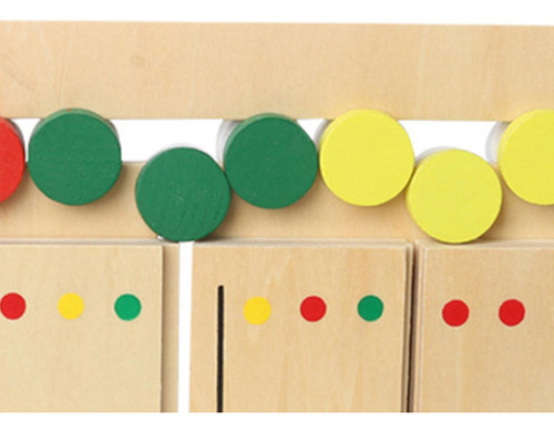 Tablero De Rompecabezas De Madera Montessori Con