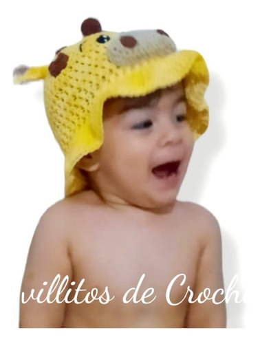 Piluso De Bebes Y Niños- Diseño Animalitos A Crochet