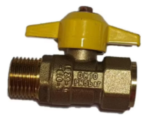 Llave Paso Para Gas Hi-he 1/2 - Certificada - Tebisa