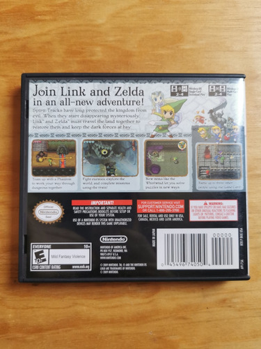 The Legend Of Zelda Spirits Tracks Completo Nintendo Ds 3ds (Usado)