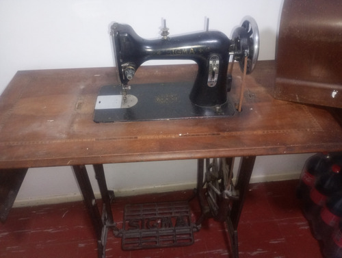 Máquina De Coser Antigua Sigma.. Leer Bien La Descripción! Chocolate (Usado)