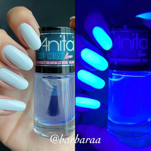 Kit Top Coat Neon + Fosco + Cores Claras 10ml Anita