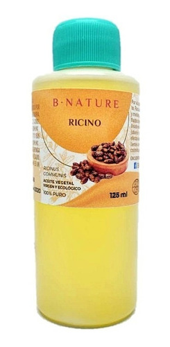 Aceite De Ricino 100% Puro Y Natural 125 Ml Bnature