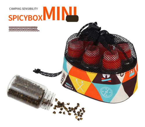 6pcscondiment Jar Picnic Bottle Mezclado Mezclado Mezclado