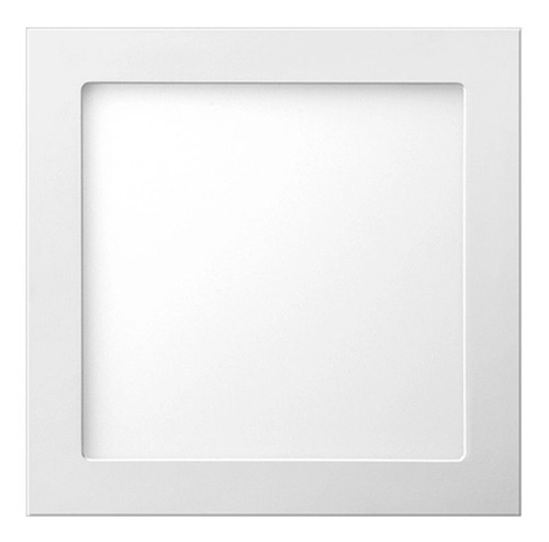 RY Painel Plafon Led Sobrepor 18w Quadrado Embutir Branco Frio Luminária 110V/220V