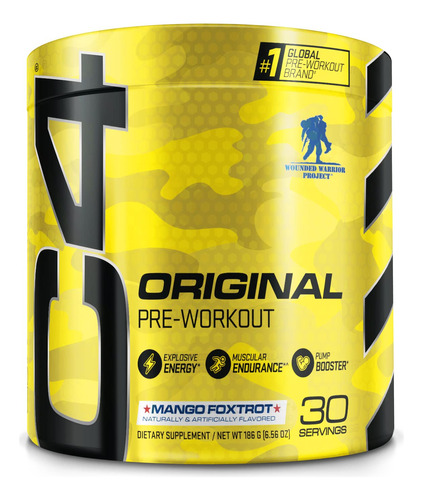 Cellucor C4 Original Pre Workout Powder Mango Foxtrot