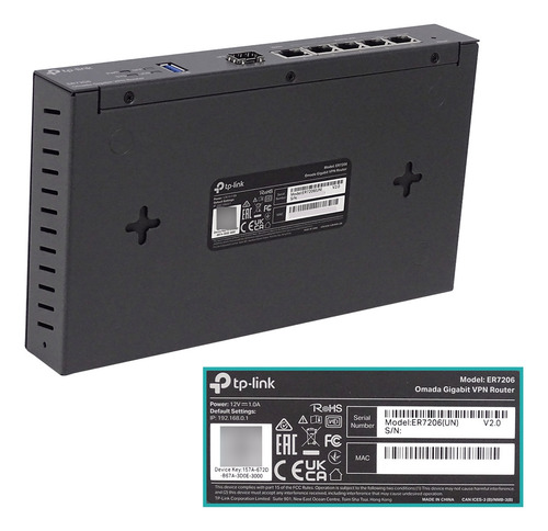 Tp-link 1-sfp-wan/lan 5-1000 Wan/lan Usb-wan Omada Router In