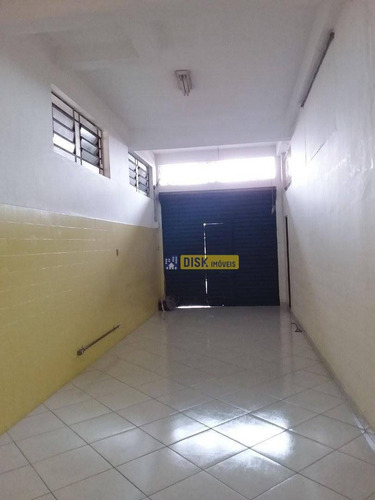 Imagem 1 de 7 de Salão Para Alugar, 70 M² Por R$ 1.100,00/mês - Vila Jordanópolis - São Bernardo Do Campo/sp - Sl0040