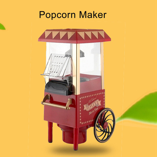 Máquina Automática Popcorn Maker Red Retro