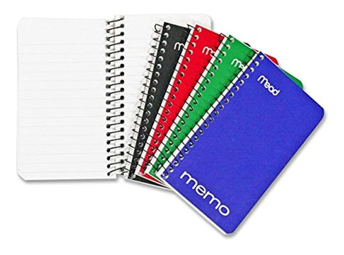 Cuadernos Espirales Pequeños Mead, Papel Rayado, Cuaderno