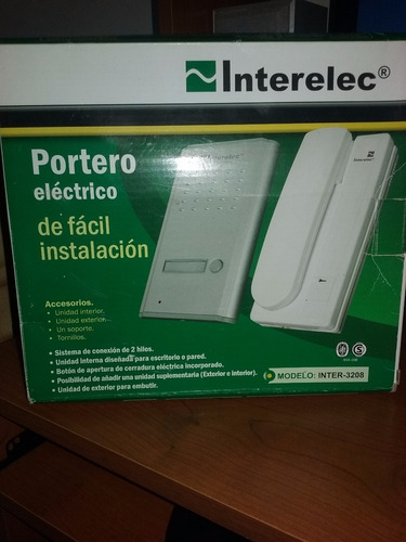 Portero Electrico Interelec Frente Antivandalico.