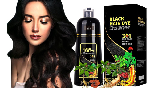 Hair Dye Shampoo 3 In 1-herbal Ingredients Instant Hair