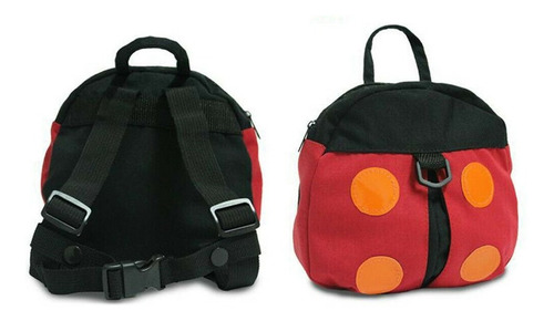 Mochila Arnés Correa Seguridad Cuidado Bebé Niño Color Rojo