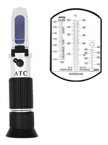 Refractometro Fluido Anticongelante Bateria Glicol Y Etileno