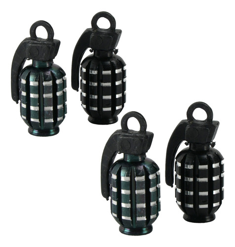 4 Pz Tapones De Válvula Motocicleta, Carro, Camioneta