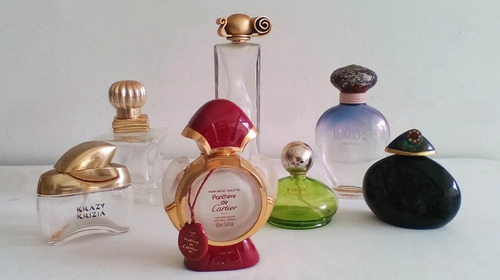 Frascos Vacíos De Perfume Colección De 13 Frascos (Usado)