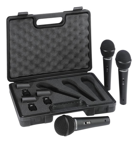 Set De 3 Microfonos Dinamicos Behringer Xm1800s Prm